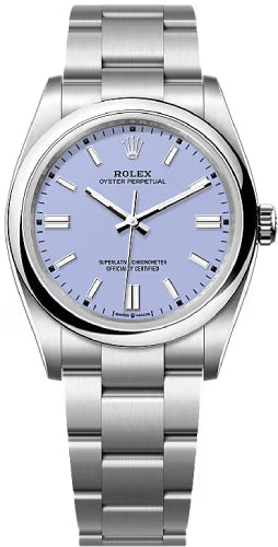Rolex Oyster Perpetual 36 Lavender Dial Oyster Bracelet - 126000 - 2025