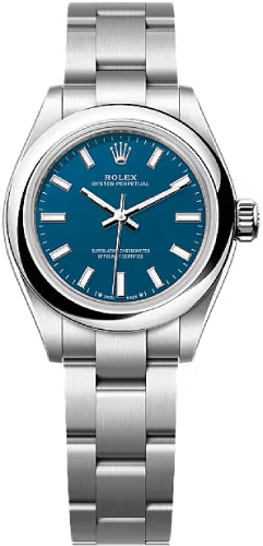Rolex Oyster Perpetual 28 Blue Dial Oyster bracelet - 276200 - 2025