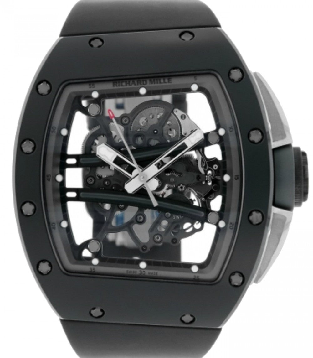Richard Mille Manual WInding Yohan Blake Grey Edition Black Ceramic RM 61-01 - BRAND NEW