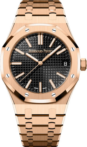 Audemars Piguet Royal Oak 41mm Selfwinding "50th Anniversary" Rose Gold Black Dial 15510OR.OO.1320OR.02