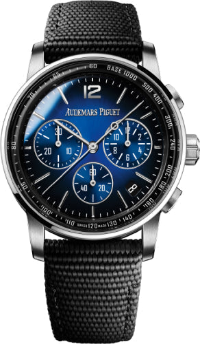 Audemars Piguet Code 11.59 Chronograph 41mm  White Gold Blue Dial - 26393BC.OO.A002KB.01